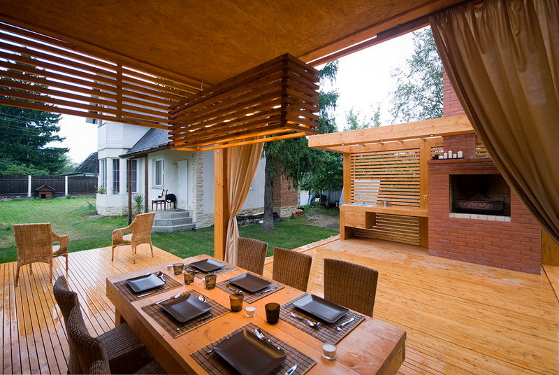 Беседка-яхта