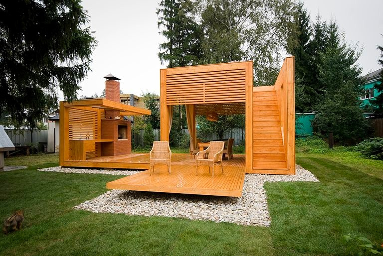 Просто фото: Летние кухни из 37 российских проектов