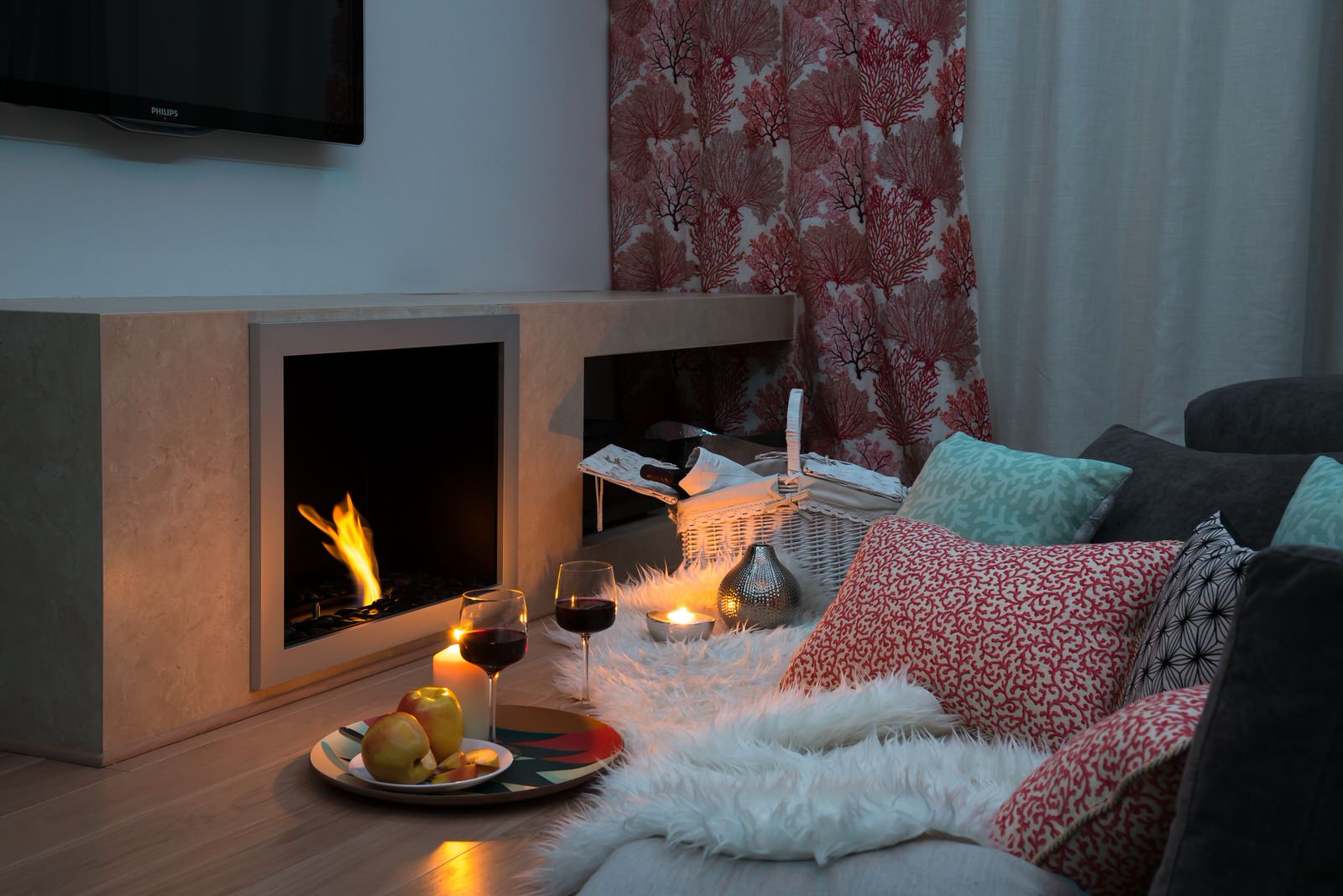 Houzz тур: Квартира в оттенках синего для влюбленных в море