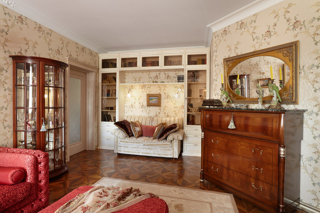 Классический легкий интерьер