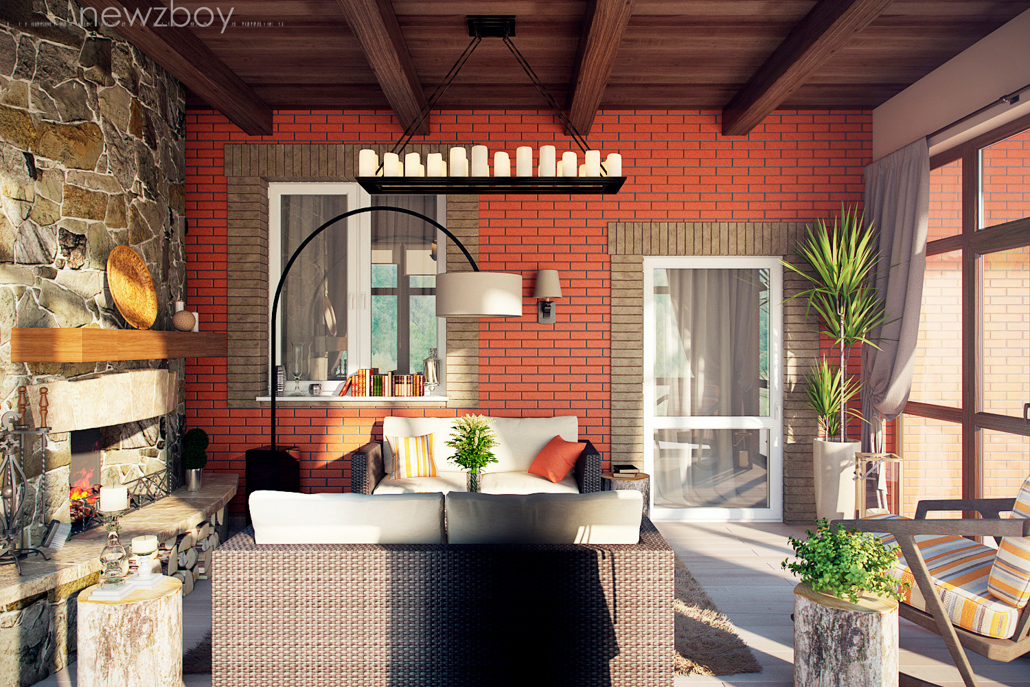 Summer veranda