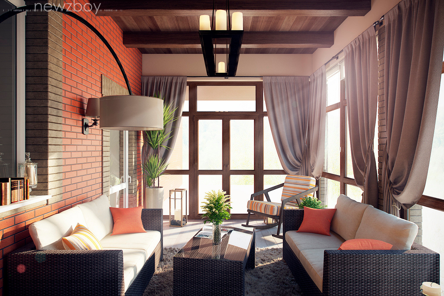 Summer veranda