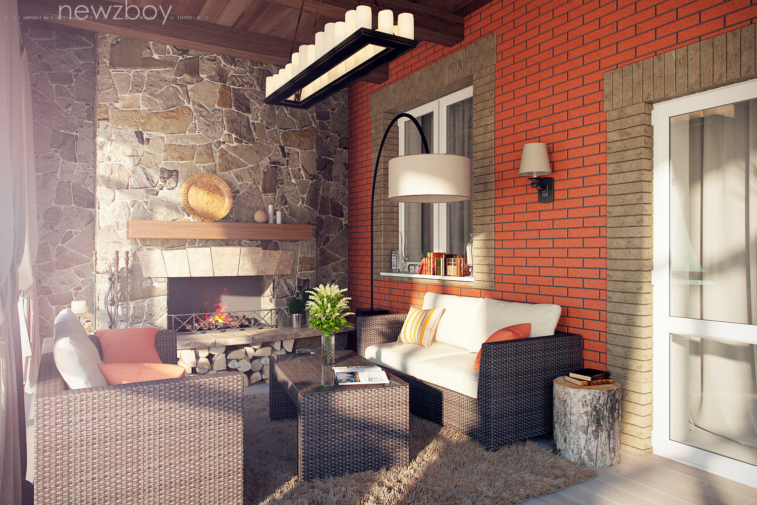 Summer veranda