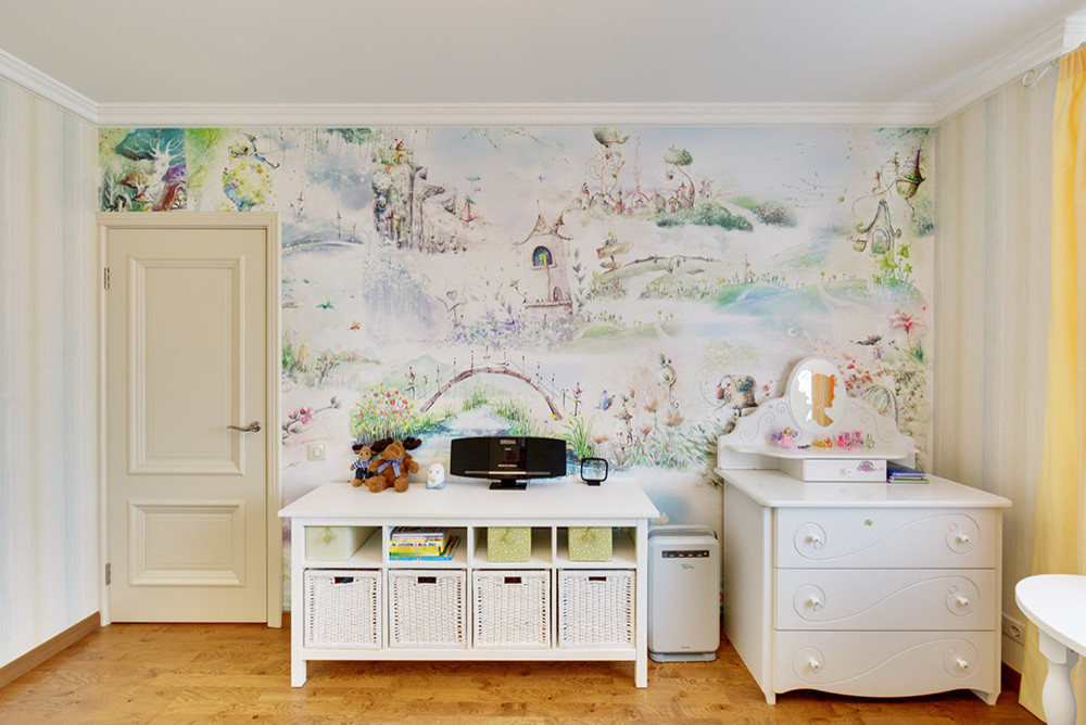 Houzz тур: Яркая квартира с качелями для Вари и Тоси