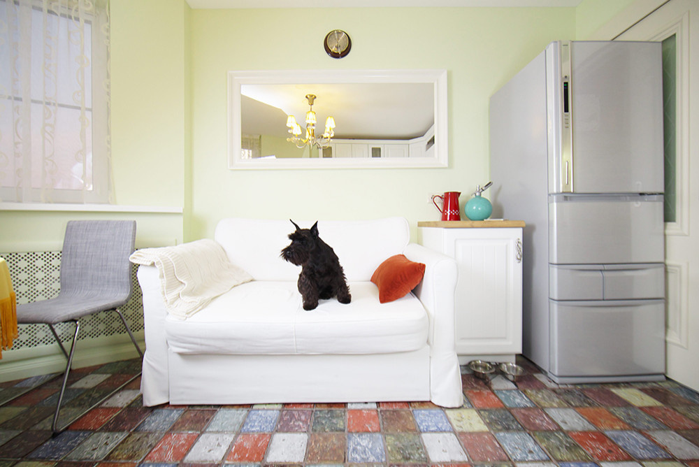 Houzz тур: Яркая квартира с качелями для Вари и Тоси