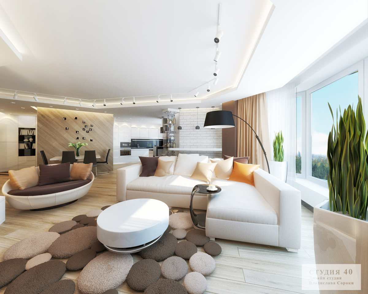 Интерьер квартиры по ул. Луначарского