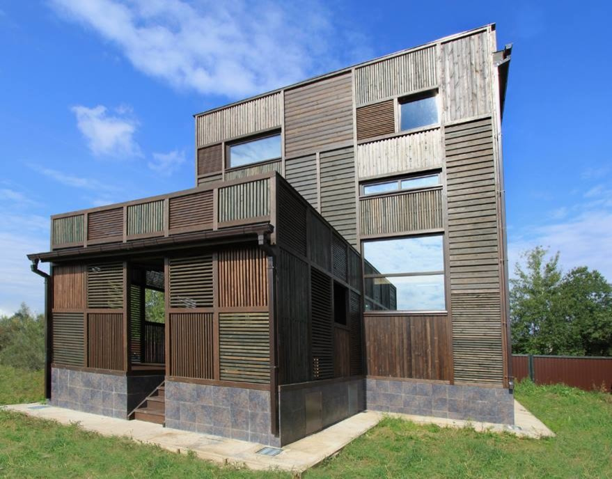 Wood Patchwork House