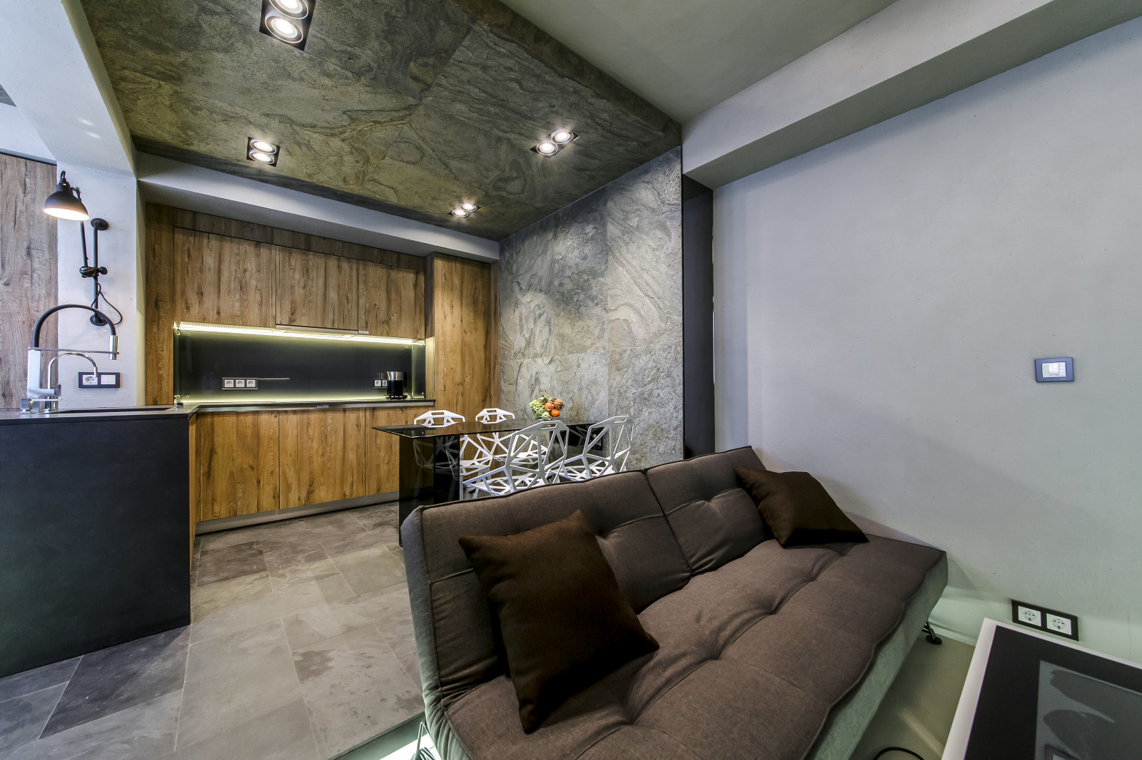 Кухня-гостиная для ТВ-проекта "Квартирный вопрос"