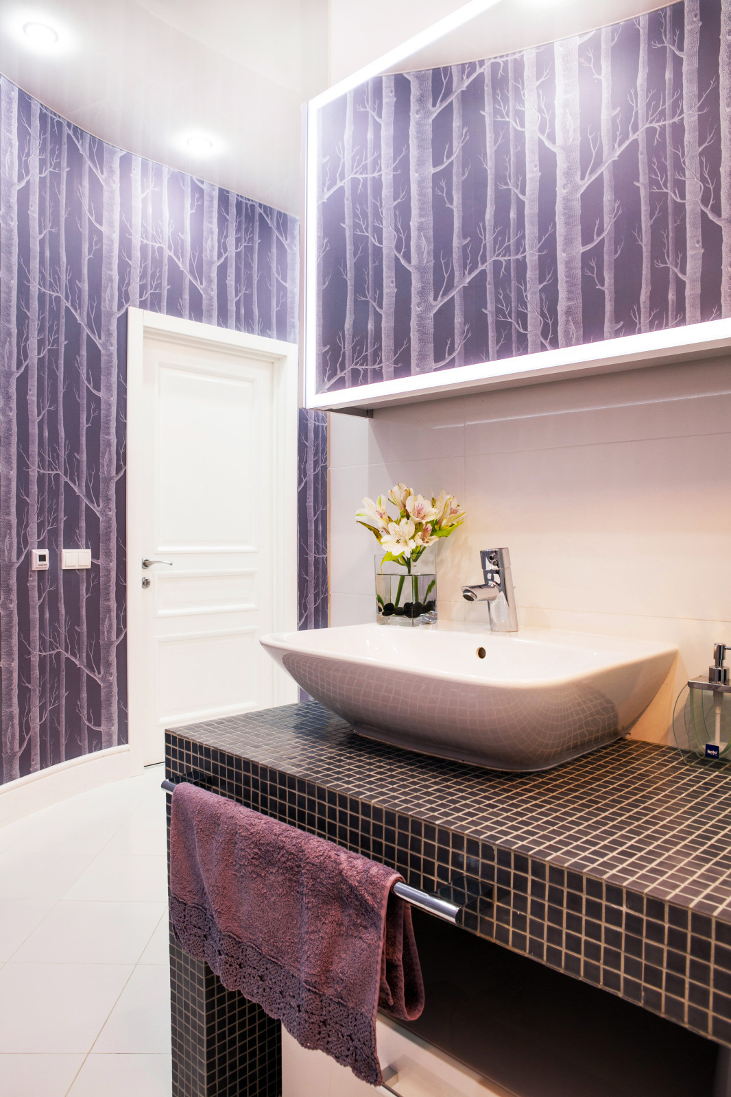 Квартира 250 м2 "Зима в скандинавском лесу"