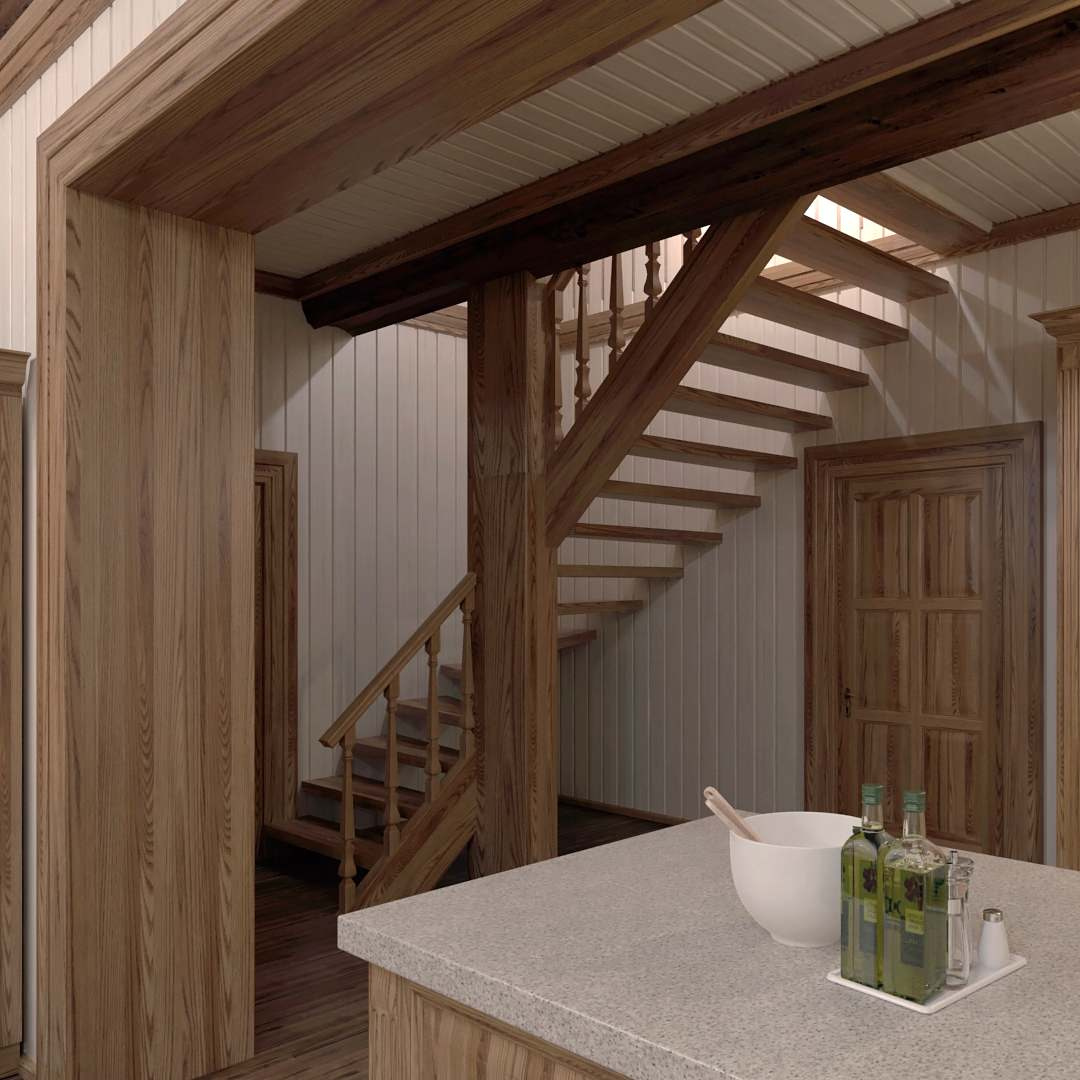 проект дома, ручная рубка.