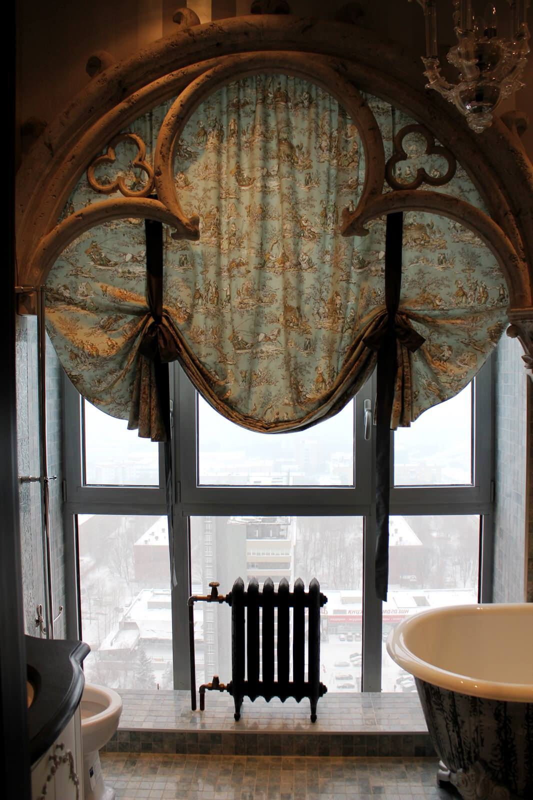 Окно в ванной