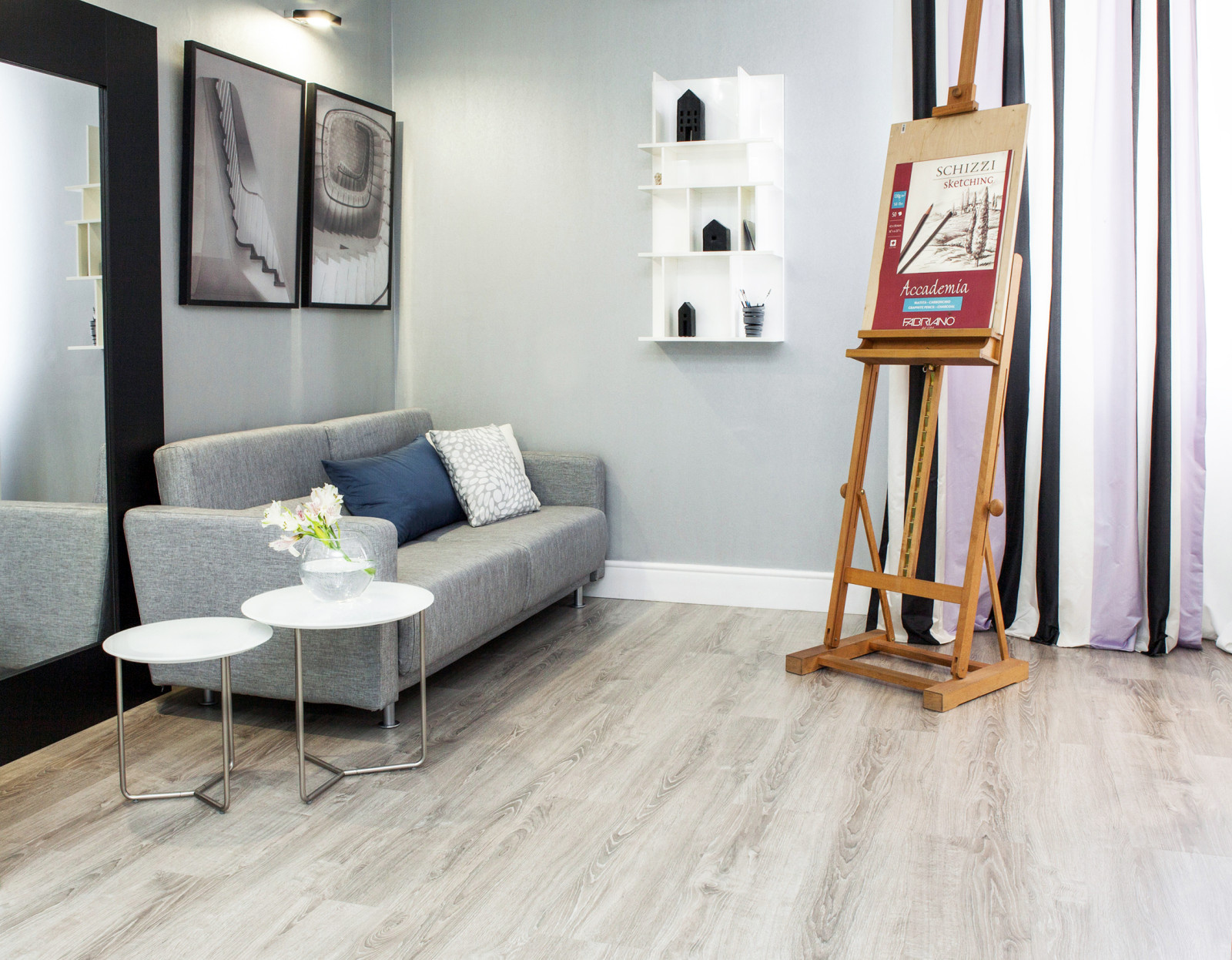 Квартира 250 м2 "Зима в скандинавском лесу"