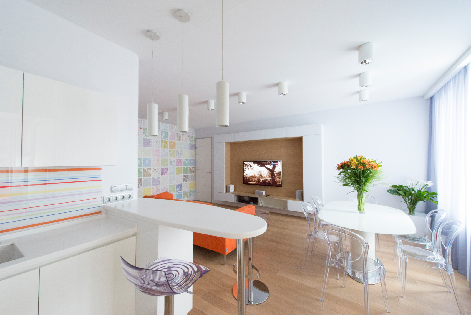 "Хромотерапия" - квартира в Москве