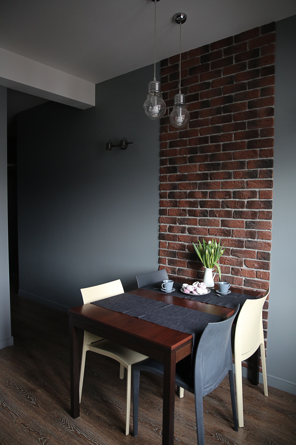 Дизайн интерьера 1-комнатной квартиры в индустриальном стиле