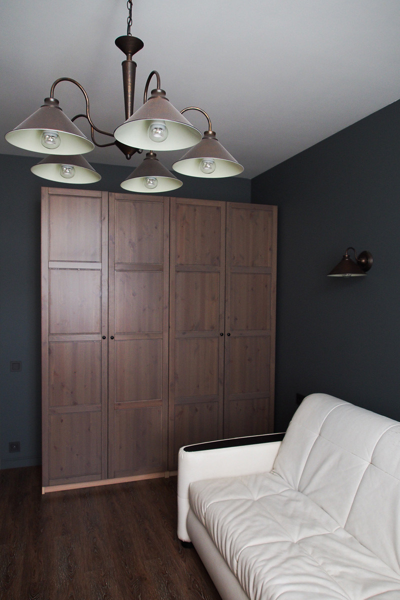 Дизайн интерьера 1-комнатной квартиры в индустриальном стиле