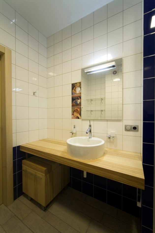 Жилая квартира. г. Киев. "Игра контрастов"