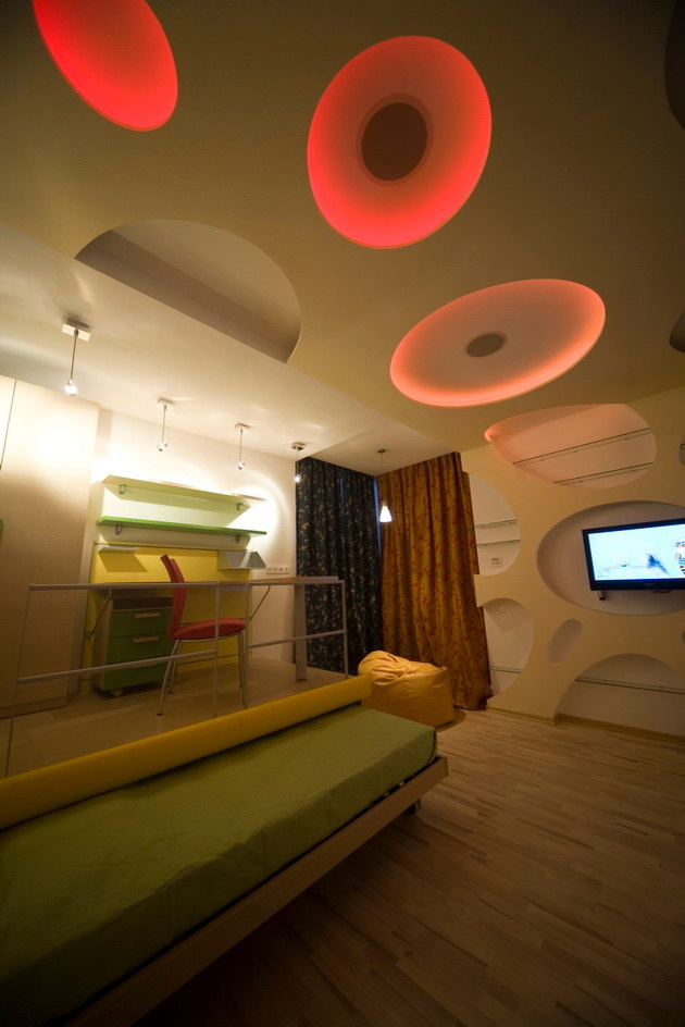 Жилая квартира. г. Киев. "Игра контрастов"