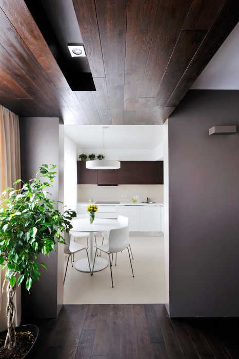 современная квартира в типовом доме Москвы