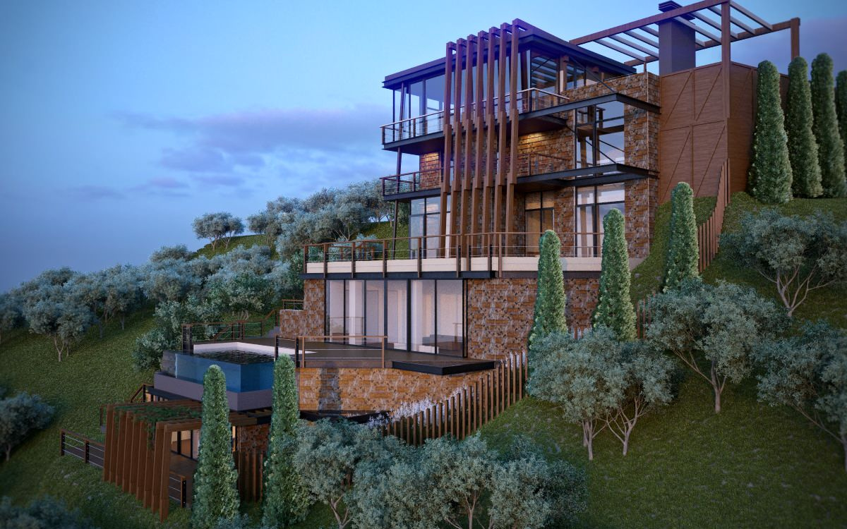 Обложка проекта: Private villa CASA on the steep coast of Spain