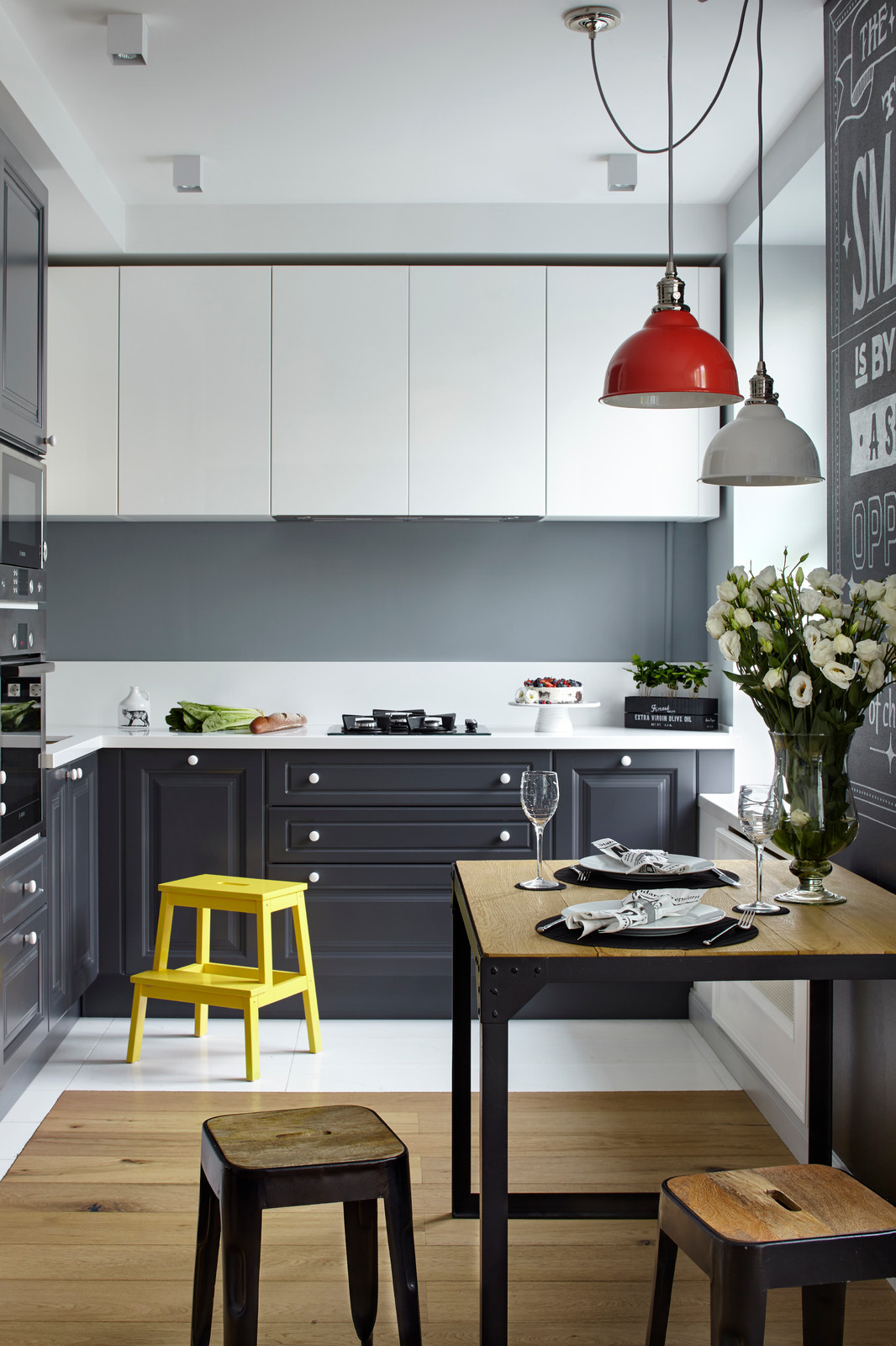 Квартира в серых тонах / gray apartment