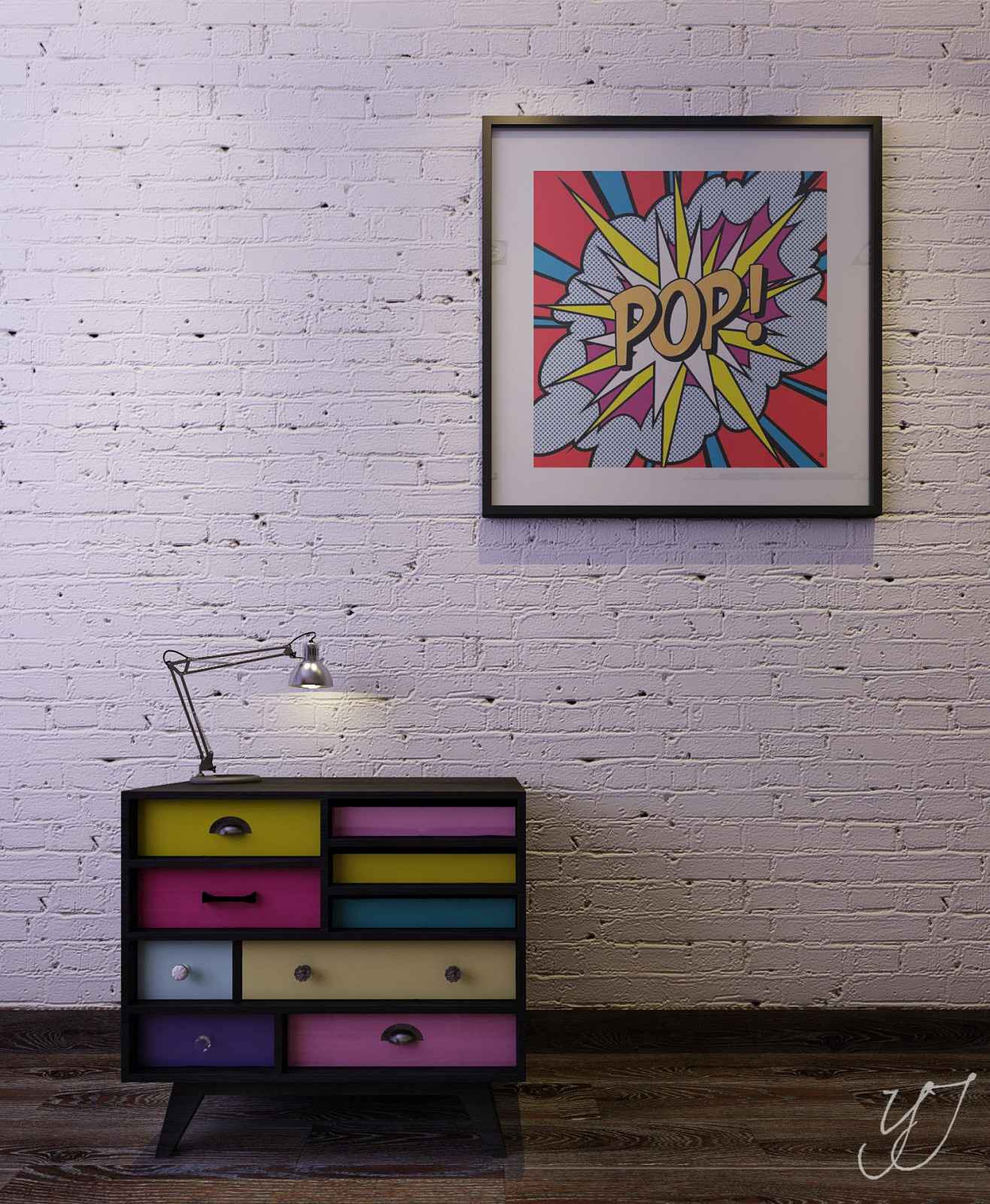 Обложка проекта: pop art