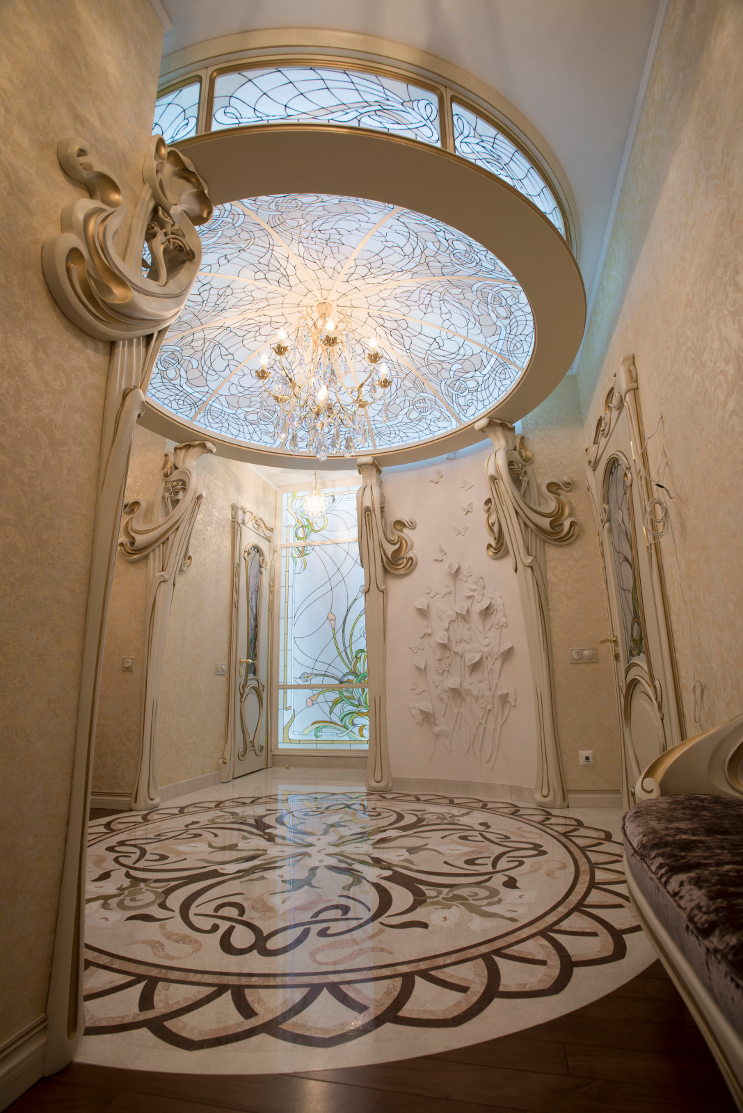 интерьер квартиры в стиле ар-нуво