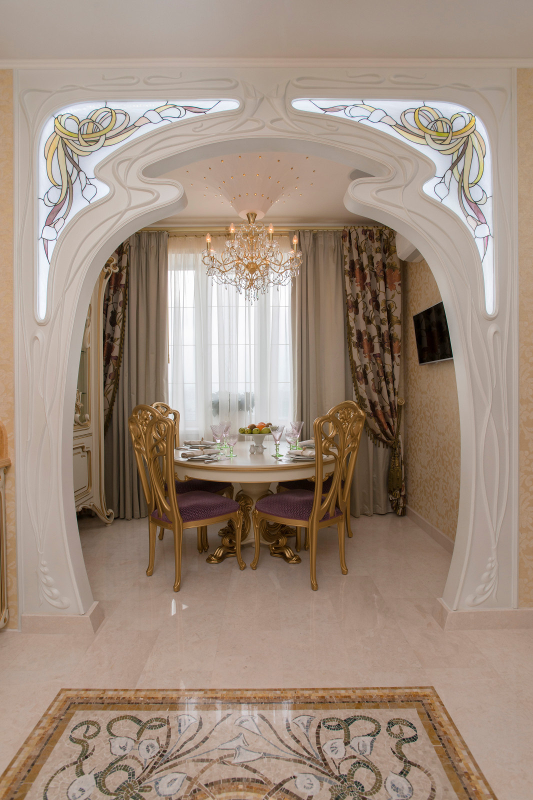 интерьер квартиры в стиле ар-нуво