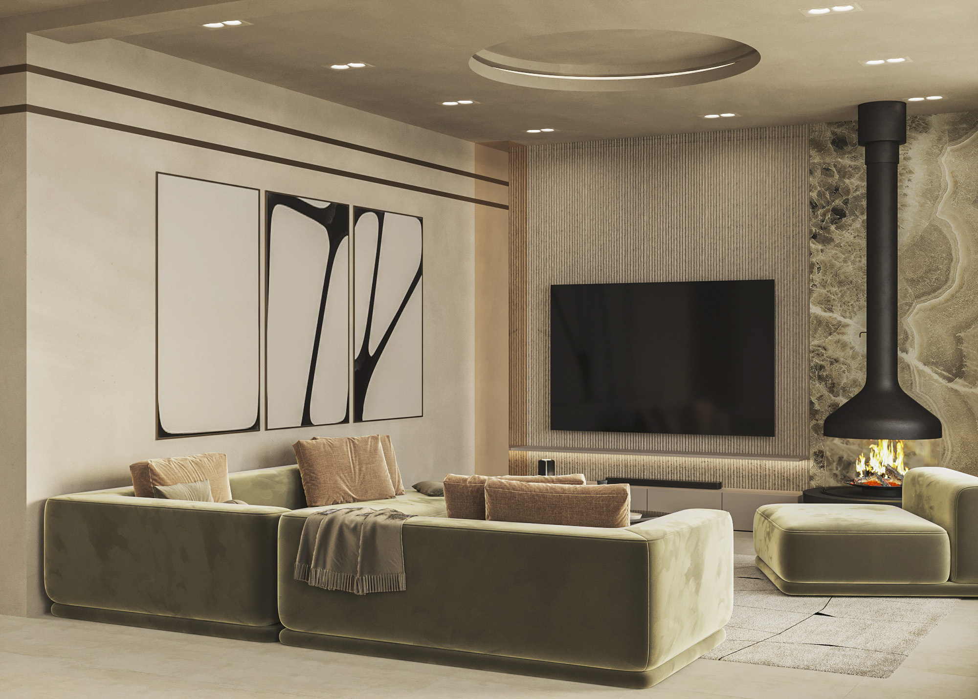 Коттедж Кратово 1й этаж