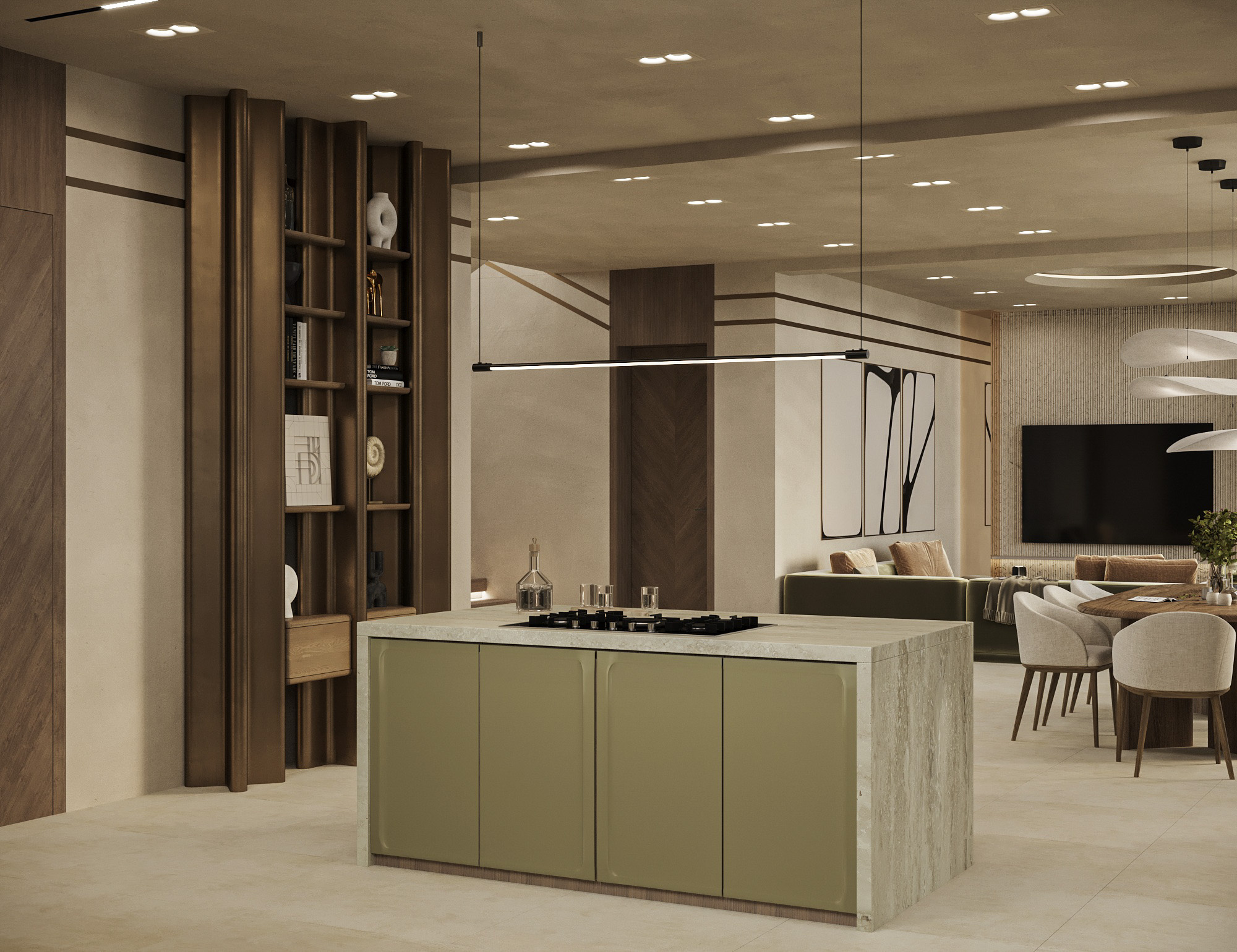 Коттедж Кратово 1й этаж