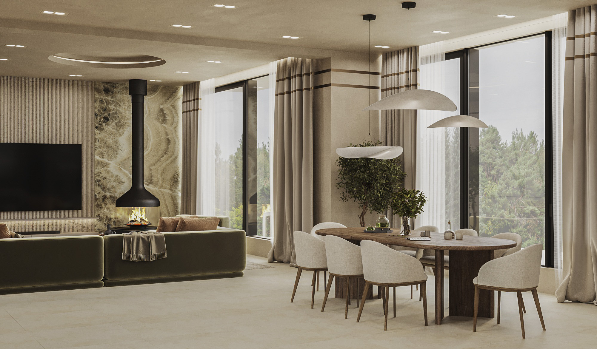 Коттедж Кратово 1й этаж