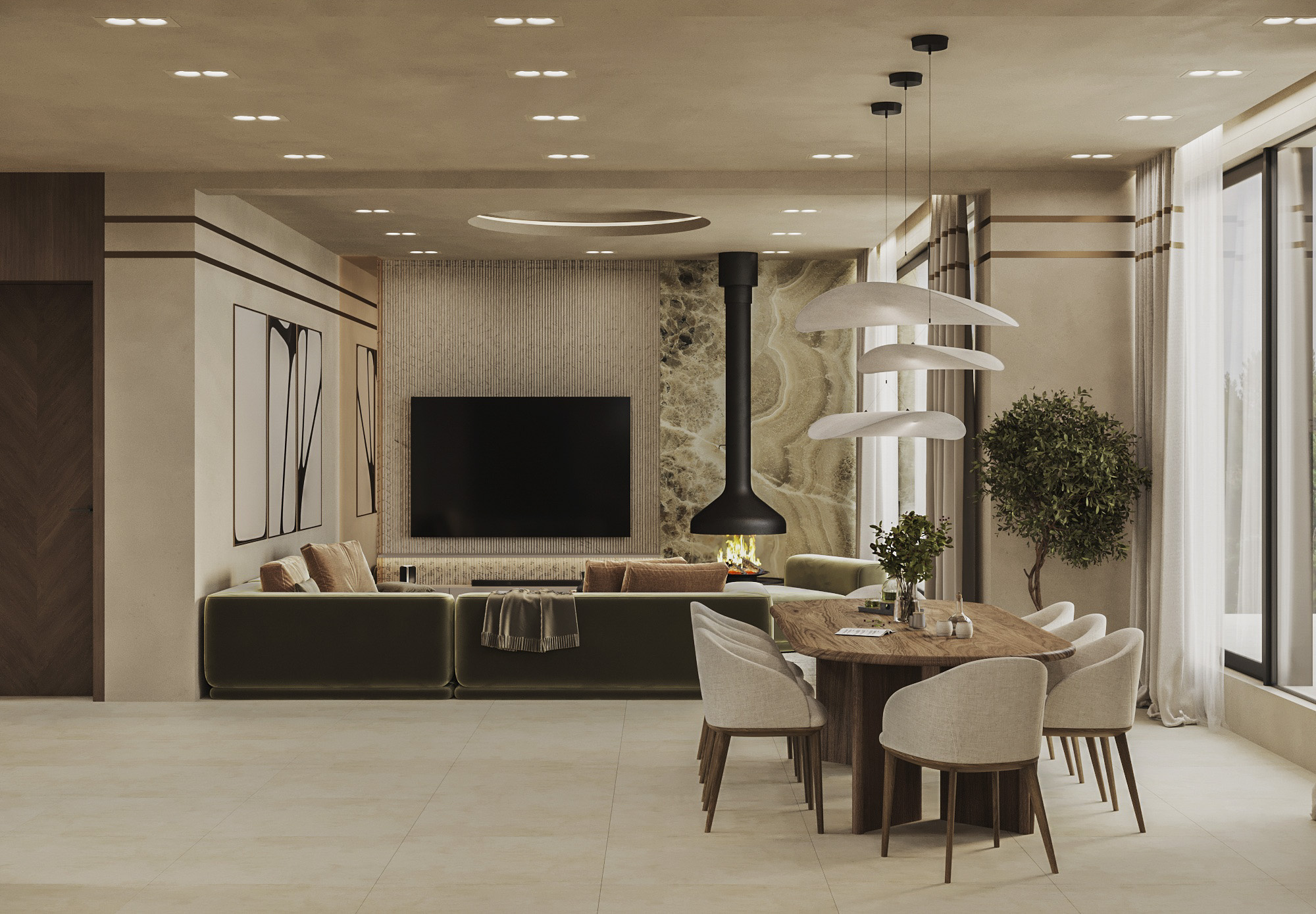 Коттедж Кратово 1й этаж