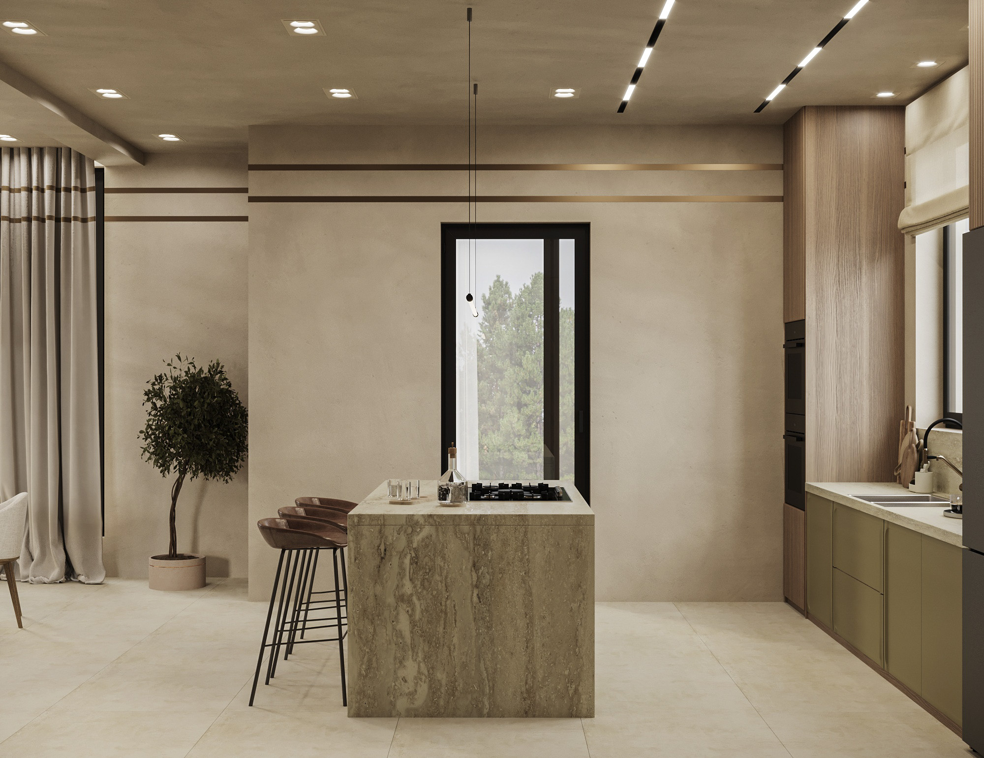 Коттедж Кратово 1й этаж