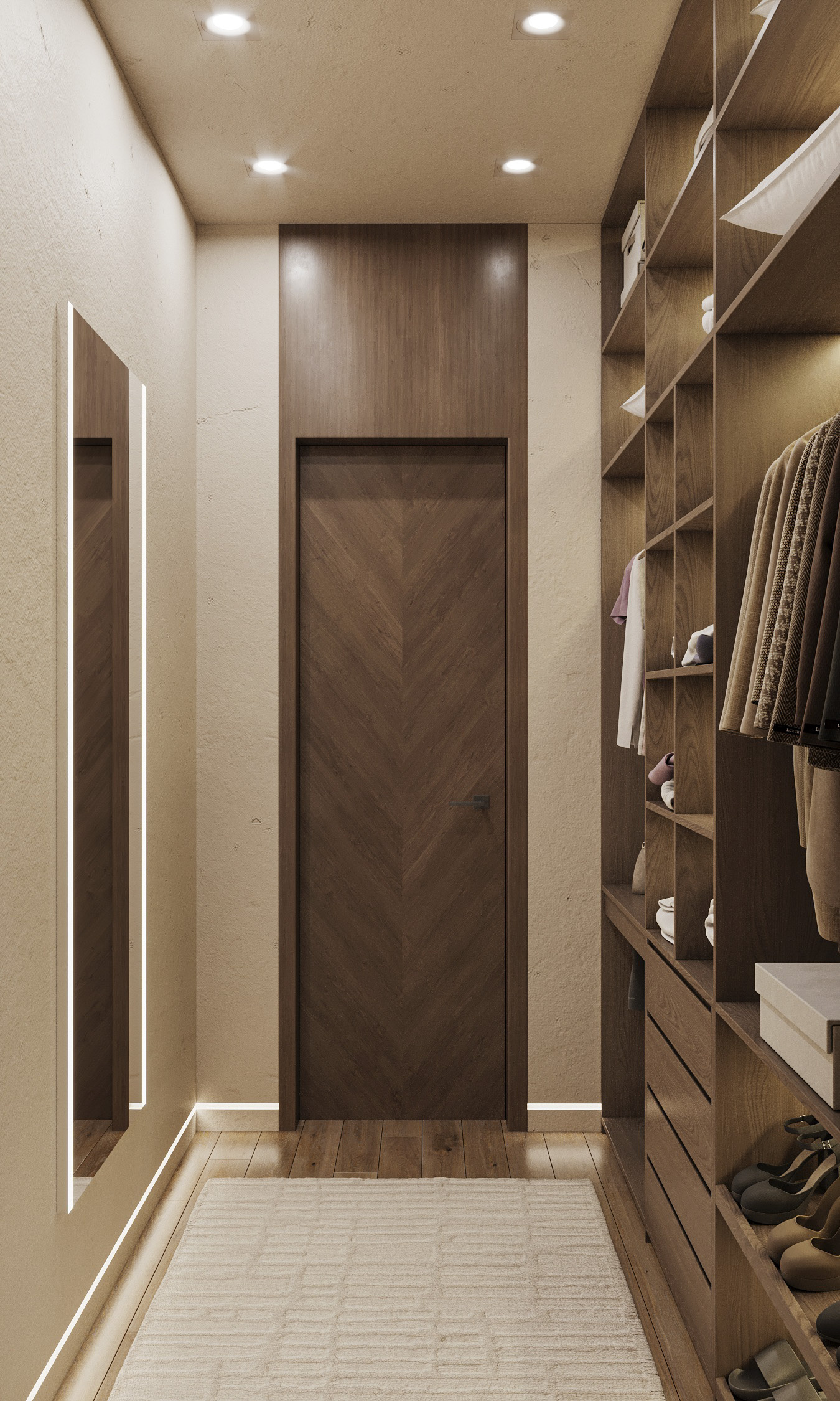 Мастер спальня в коттедже Кратово