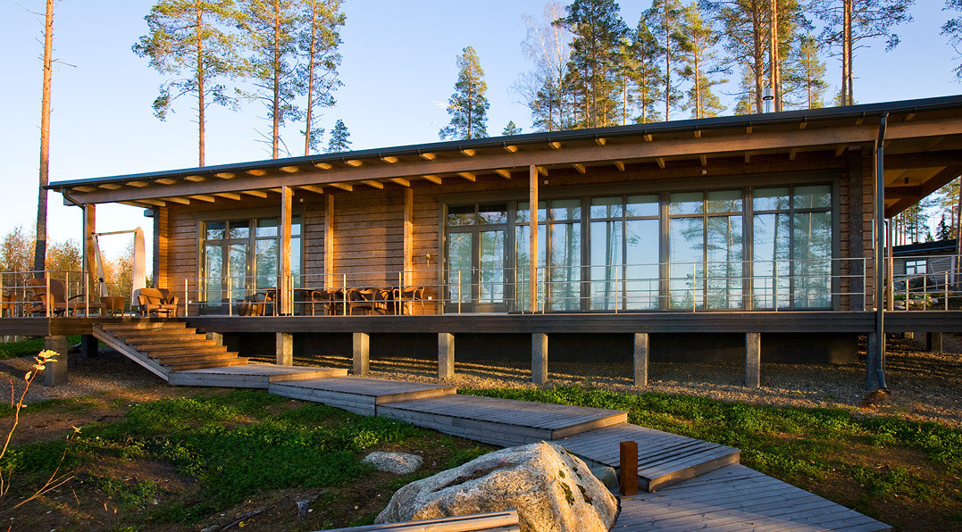 Деревянный Комплекс в Финляндии