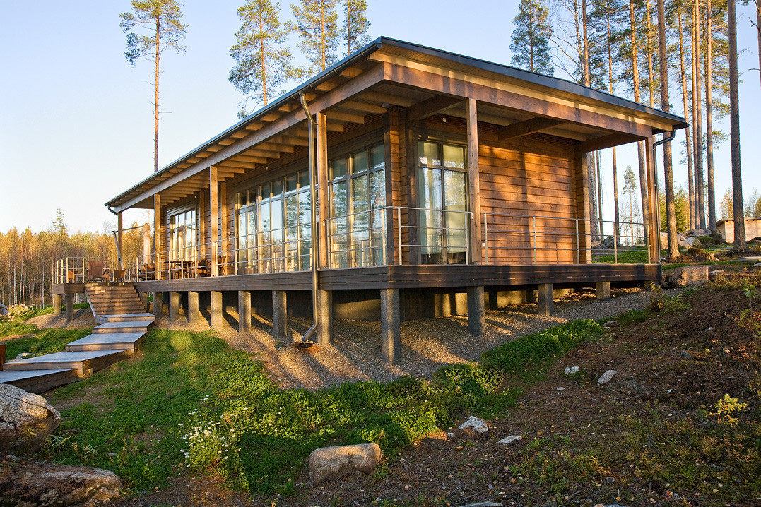 Деревянный Комплекс в Финляндии