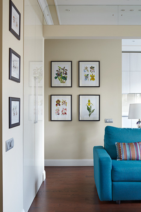 Houzz тур: Небольшая квартира с оттенками моря