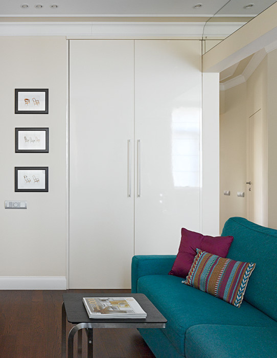 Houzz тур: Небольшая квартира с оттенками моря