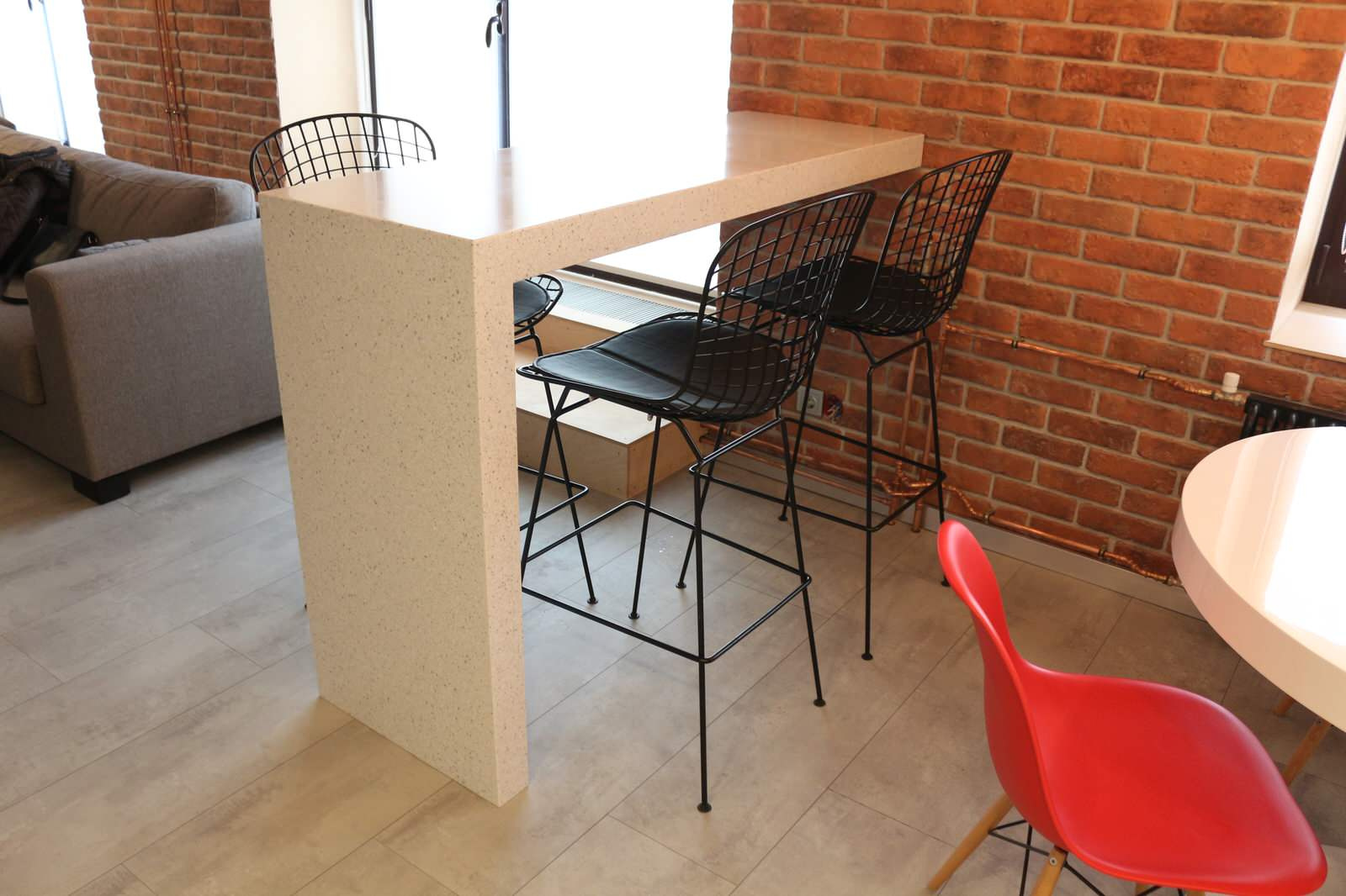 Двухуровневая квартира в стиле лофт/индастриал