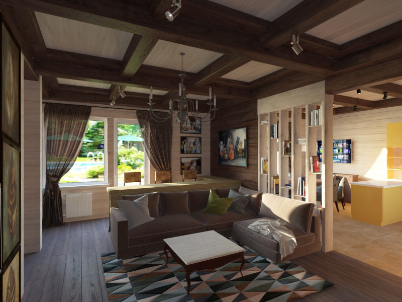 Интерьеры коттеджа в подмосковье