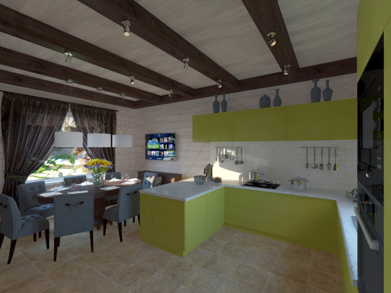 Интерьеры коттеджа в подмосковье