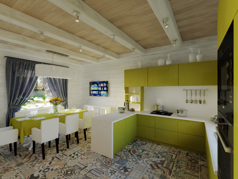 Интерьеры коттеджа в подмосковье