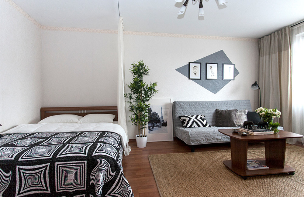 Studio apartment in Moscow