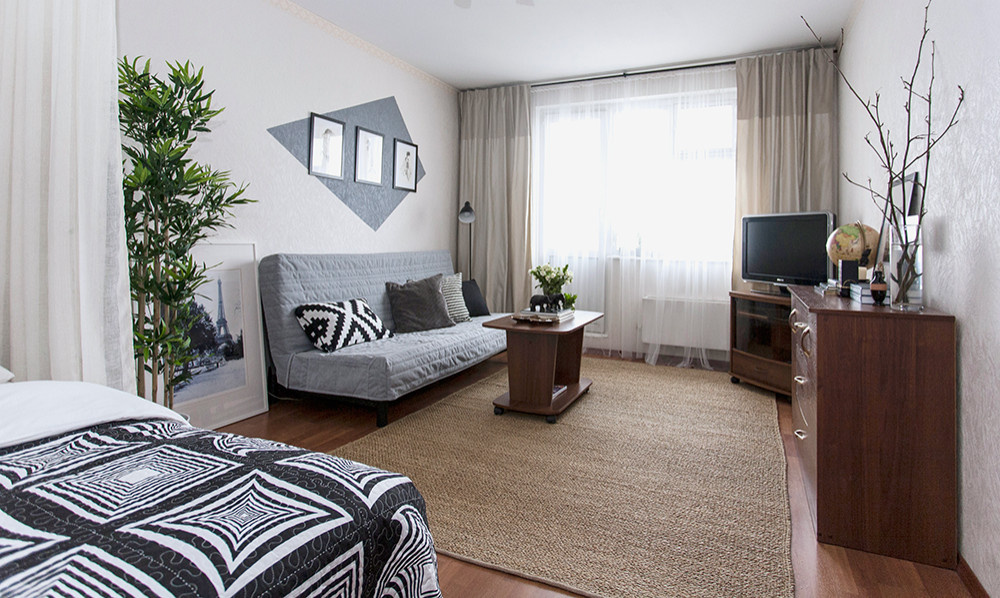 Studio apartment in Moscow