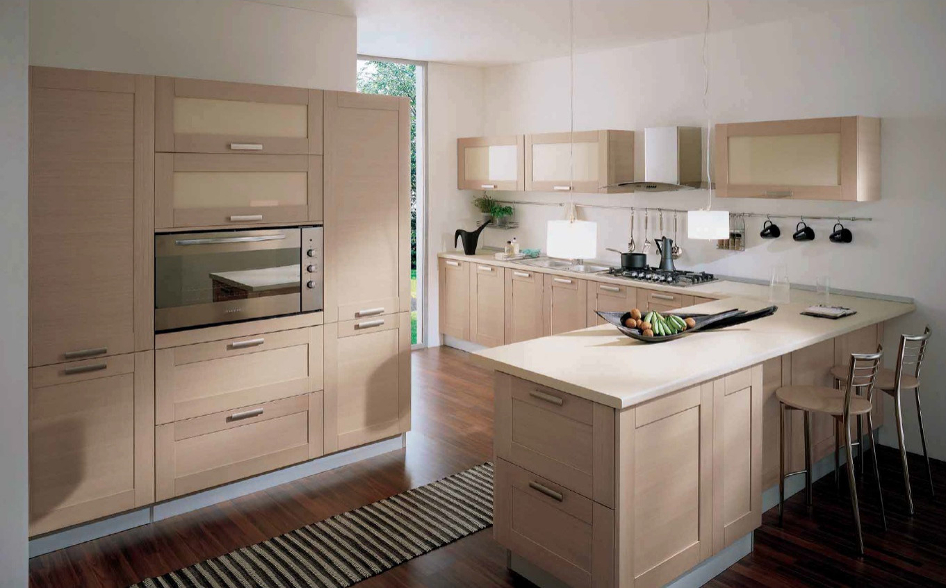 S 75, Venere, шпон дуба, окрашенное стекло.