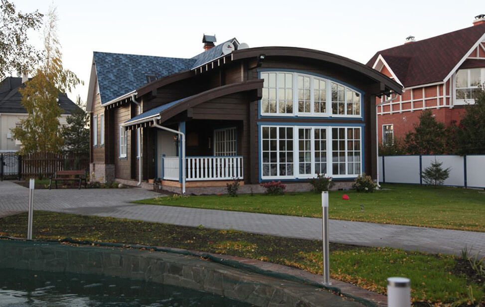 Дома из клееного бруса