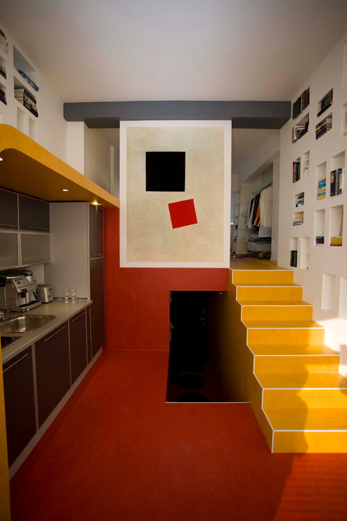 Обложка статьи: Houzz тур: Квартира-ячейка в доме на Гоголевском бульваре