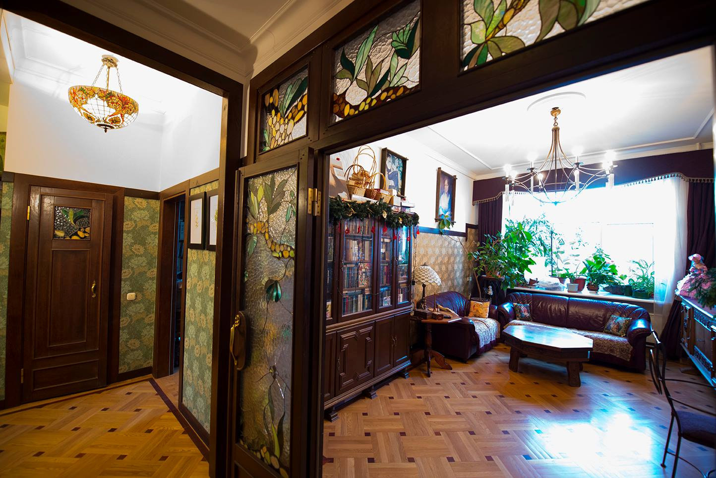 "Старая московская Квартира в стиле Arts & Crafts"