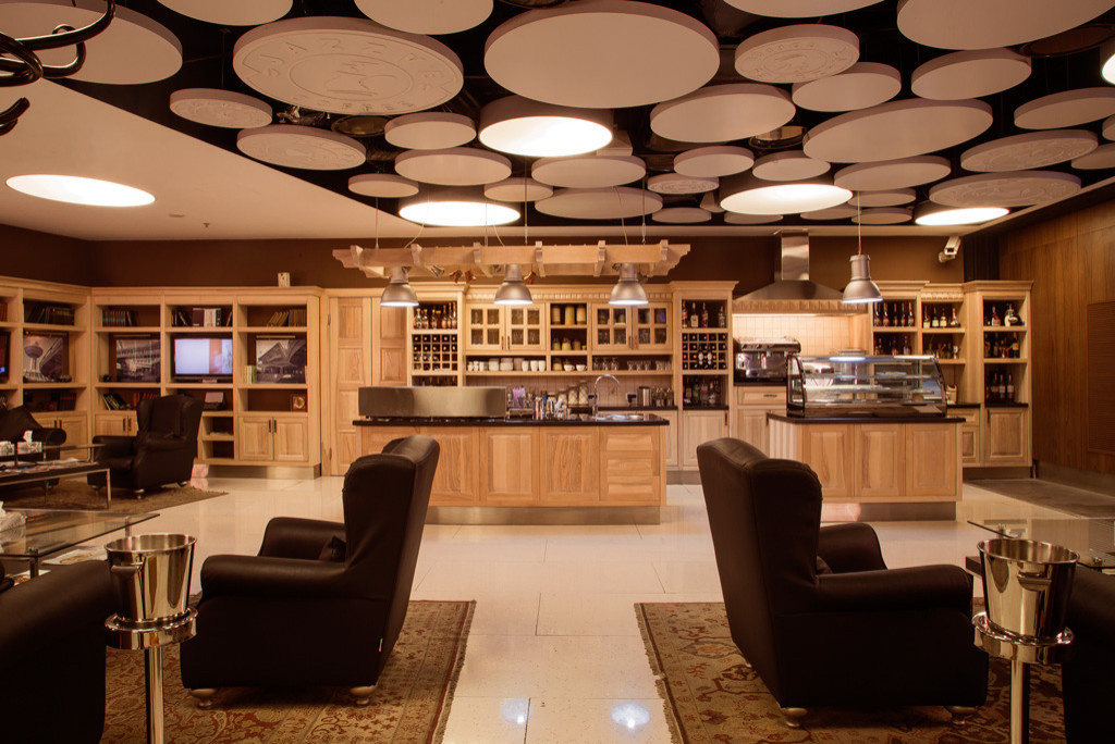 JAZZVE - Кафетерий в зоне VIP Lounge Международного Аэропорта Звартноц - 2012г.