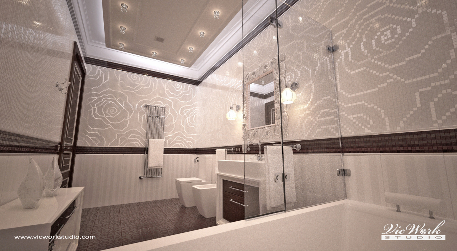Bathrooms. H Residence interiors