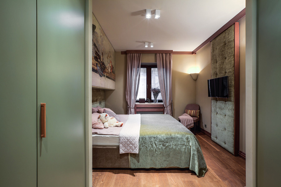 Фотоохота: Спальня с гардеробной комнатой — 35 идей